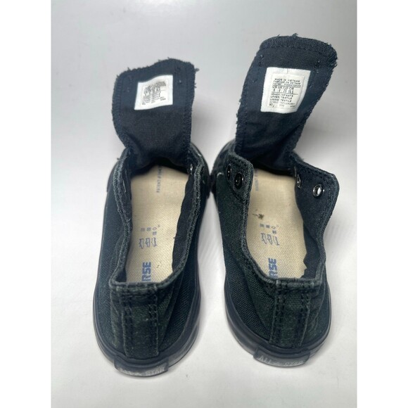 Toddler Black Converse size 9 - Picture 6 of 8